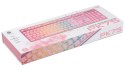 Deltaco Gaming GAM-021-RGB-P-DE klawiatura USB QWERTZ Niemiecki Różowy