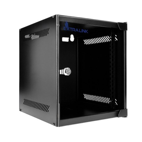 Extralink LITE 6U 10 280X310 WALL-MOUNTED RACKMOUNT CABINET BLACK Stojak wolnostojący/ścienny/podłogowy Czarny