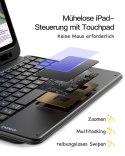 Inateck KB002_BLACK klawiatura do urządzeń mobilnych QWERTZ Bluetooth Czarny