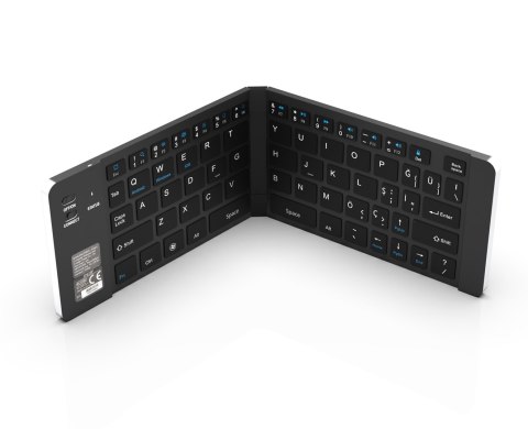 Inca IBK-579BT klawiatura Dom Bluetooth Metaliczny, Srebrny