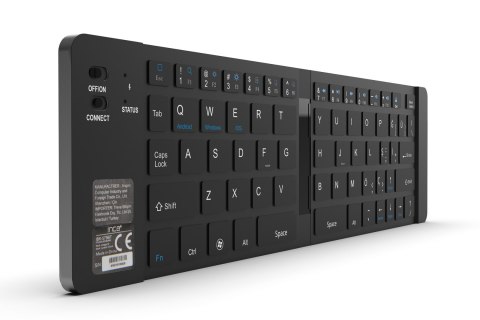 Inca IBK-579BT klawiatura Dom Bluetooth Metaliczny, Srebrny