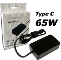 LC-Power LC-NB-PRO-65-C adapter zasilający/ inwentor Wewnętrzna 65 W Czarny