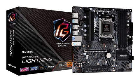 Asrock B650M PG Lightning AMD B650 Gniazdo AM5 micro ATX