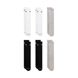 Skarpety Nike Everyday Elevated 6 par białe, czarne, szare HQ8021 903 43-46