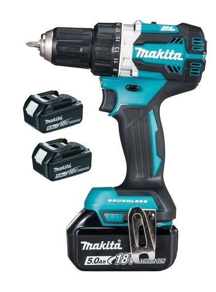Makita DDF484RT3J wiertło 2000 RPM 1,8 kg Czarny, Niebieski, Srebrny
