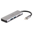 D-link- Hub USB-C-2xUSB,1xSD/microSD 1xHDMI