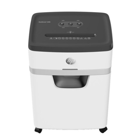 Niszczarka HP ONESHRED 12MC, mikrościnki, P-5, 12 kart., 25l, jasnoszara