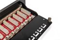 Digitus Panel krosowy (patch panel) 10'' 12x RJ45, LSA poziom, kat.6A, ekranowany, 1U, czarny, prowadnica kabli