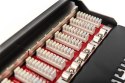Digitus Panel krosowy (patch panel) 10'' 12x RJ45, LSA poziom, kat.6A, ekranowany, 1U, czarny, prowadnica kabli