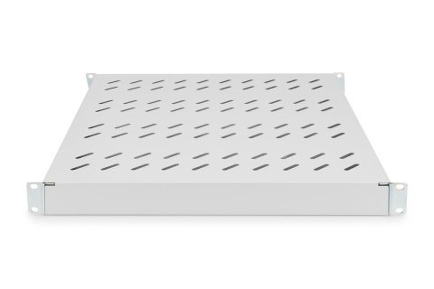 Digitus Półka ze zmiennymi szynami mocującymi do montażu stałego w szafach 483 mm (19")