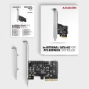 Axagon PCES-SA4X4 adapter Wewnętrzny SATA