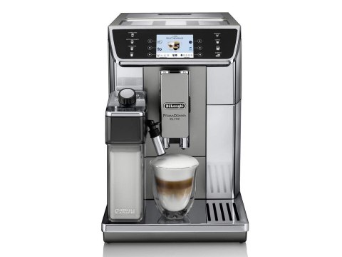 Ekspres ciśnieniowy DeLonghi PrimaDonna Elite ECAM 650.55.MS (1450W; kolor srebrny)