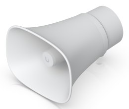 Zewnętrzny klakson Ubiquiti PoE 120 dB przeznaczony do pracy w każdych warunkach atmosferycznych