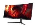 Acer NITRO XZ0 XZ340CURW0bmiiphx monitor komputerowy 86,4 cm (34") 3440 x 1440 px Wide Quad HD LCD Czarny