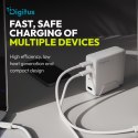 Digitus Ładowarka GaN 140W 3x USB-C + 1x USB-A DA-10305 biała