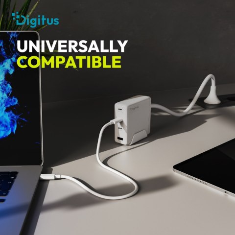 Digitus Ładowarka GaN 140W 3x USB-C + 1x USB-A DA-10305 biała