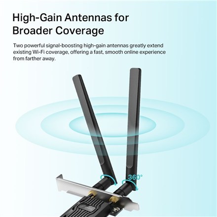Karta Sieciowa TP-LINK Archer TX20E AX1800 Wi-Fi 6 z Bluetooth 5.2 PCIe Adapter