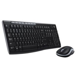 Klawiatura membranowa Logitech MK270 920-004508 (USB (Radio 2.4 GHz); kolor czarny)