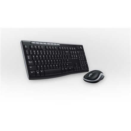 Klawiatura membranowa Logitech MK270 920-004508 (USB (Radio 2.4 GHz); kolor czarny)