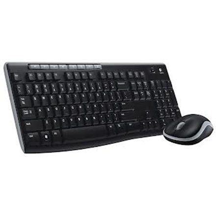 Klawiatura membranowa Logitech MK270 920-004508 (USB (Radio 2.4 GHz); kolor czarny)