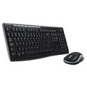 Klawiatura membranowa Logitech MK270 920-004508 (USB (Radio 2.4 GHz); kolor czarny)