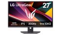 LG Monitor 27G610A-B 27 cali IPS QHD 2560x1440 200 Hz 1 ms z HDMI i DisplayPort Wysoka jakość obrazu dla graczy i profesjonalist