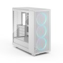 Obudowa Fractal Design Epoch XL w białym kolorze z tintem RGB, ATX, bez zasilacza, z podświetleniem i dużą pojemnością na rozbud