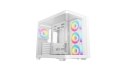 Obudowa komputerowa Deepcool CG530U 4F WH Midi Tower biała, 7 slotów, 2x3.5 + 3x2.5, bez zasilacza, 24 miesiące gwarancji