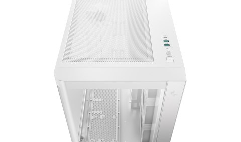 Obudowa komputerowa Deepcool CG530U 4F WH Midi Tower biała, 7 slotów, 2x3.5 + 3x2.5, bez zasilacza, 24 miesiące gwarancji