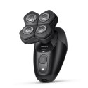Philips Pro 5000 HS5980/15 Golarka do Głowy 360° Flexing Head Wet & Dry 60 min Litowo-jonowa Deep Black z Etui i Szczoteczką
