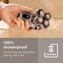 Philips Pro 5000 HS5980/15 Golarka do Głowy 360° Flexing Head Wet & Dry 60 min Litowo-jonowa Deep Black z Etui i Szczoteczką