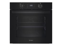 Piekarnik elektryczny INDESIT IO K55C B 71 L z funkcją katalitycznego czyszczenia, z wbudowanym wyświetlaczem, czarny, wymiary 5