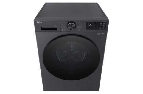 Pralka LG F4X5011TBB, Bardzo Wydajna Klasa A, Ładowność 11 kg, Frontowa, 1400 RPM, Czarna, Głębokość 56.5 cm, 24 Miesiące Gwaran