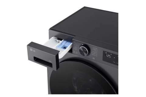 Pralka LG F4X5011TBB, Bardzo Wydajna Klasa A, Ładowność 11 kg, Frontowa, 1400 RPM, Czarna, Głębokość 56.5 cm, 24 Miesiące Gwaran