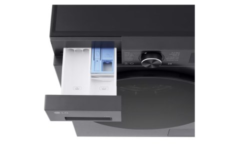 Pralka LG F4X5011TBB, Bardzo Wydajna Klasa A, Ładowność 11 kg, Frontowa, 1400 RPM, Czarna, Głębokość 56.5 cm, 24 Miesiące Gwaran