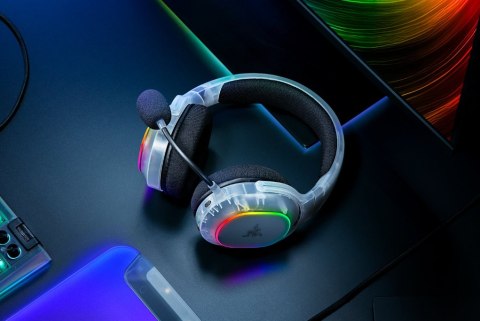 Razer Barracuda X Chroma Bezprzewodowy Zestaw Słuchawkowy do Gier Over-Ear Phantom White z Mikrofonem
