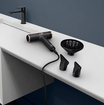 Suszarka do włosów Rowenta HY8310F0 NANO, Czarna, Ekstremalna lekkość i kompaktny design, 24 miesiące gwarancji