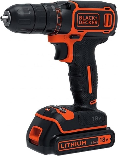 Wiertarko-wkrętarka aku 18V BDCDC18B BLACK+DECKER
