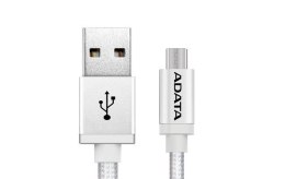 ADATA Sync and Charge Micro USB Cable, USB A, Micro-USB B, 1 m, Silver