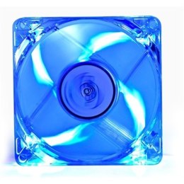 Deepcool Xfan 80 mm, transparent frame with blue LED, 3Pin/2pin case ventilation fan