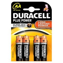Duracell AA/LR6, Alkaline Plus Power MN1500, 4 pc(s)