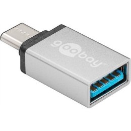 Female | 9 pin USB Type A | Male | 24 pin USB-C | Silver