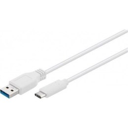 Goobay USB-C to USB A 3.0 kabel 67185 USB-C male, USB 3.0 male (type A), 0.5 m, White