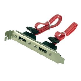 Logilink CS0006 Adapter with slot bracket 2-Port, SATA, e-SATA, 0.5 m