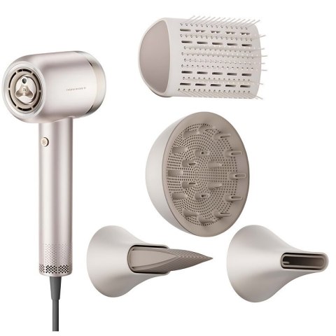 Dreame AHG40A-PK | Suszarka do włosów | 2000 W | Liczba ustawień temperatury: 4 | Funkcja jonowa | Dysza dyfuzorowa | Kolor: róż
