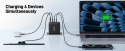 Ładowarka Acer 100 W PD z technologią GaN, 3 porty USB-C i 1 port USB-A, wtyczka UE, kabel USB-C 100 W, czarna, opakowanie detal