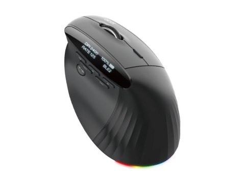 Mysz pionowa Acer Smart Fit, opakowanie detaliczne | Bezprzewodowa | Bluetooth | Czarna