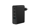 NATEC ŁADOWARKA SIECIOWA RIBERA GAN 3X USB-C 1X USB-A 100W CZARNA
