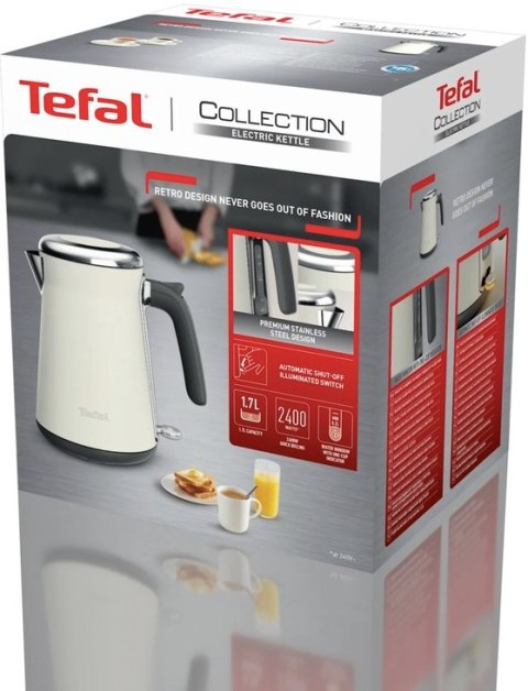Czajnik Tefal z serii KI666AE0, 1,7 l, beżowy