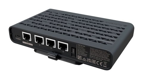 MikroTik hAP be lite | 802.11ax | 10/100/1000 Mbit/s | 3 porty Ethernet LAN (RJ-45) | Obsługa sieci typu mesh: Nie | MU-MIMO: Ni
